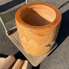 欅の臼と杵のセット
