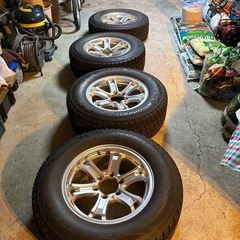 スタッドレスタイヤ、ホイール、265/65R17、ブリヂストン、KEELER、17インチ、