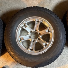 スタッドレスタイヤ、ホイール、265/65R17、ブリヂストン、KEELER、17インチ、