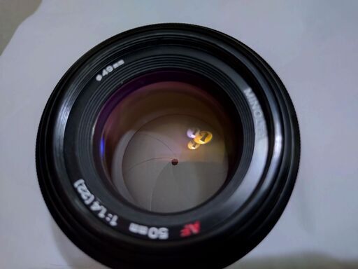 極上品　MINOLTA AF MACRO ５０mm F1.4