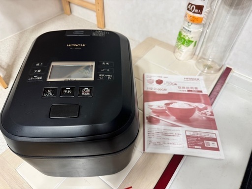 日立 IHジャー炊飯器　RZ-V100GM ブラック