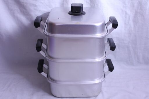 アルミ製　蒸し器