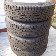 横浜ゴム（YOKOHAMA）　アイスガード　165/70R14　ホイール(4穴）付き