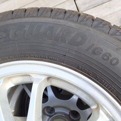 横浜ゴム（YOKOHAMA）　アイスガード　165/70R14　ホイール(4穴）付き