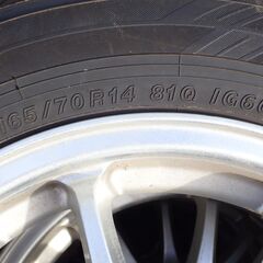 横浜ゴム（YOKOHAMA）　アイスガード　165/70R14　ホイール(4穴）付き