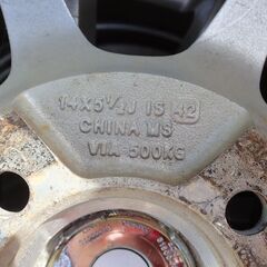 横浜ゴム（YOKOHAMA）　アイスガード　165/70R14　ホイール(4穴）付き