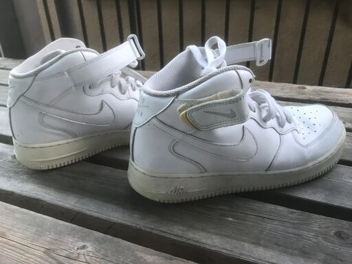 NIKEナイキ27.5㎝ハイカットスニーカー白ホワイトcw2289-111ダンクエアフォースワン