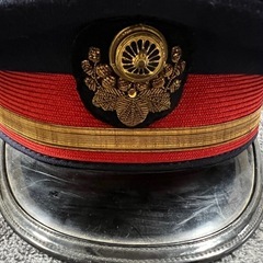 【GO-245】国鉄 助役 帽子 記念メダル 功績章 鉄道 コスプレ