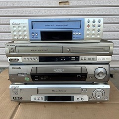 GO-256】ビデオデッキ DVDプレーヤー パナソニック パイオニア アズマ