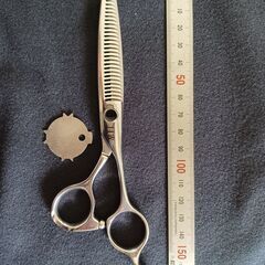 トリミング用 仕上げハサミ、スキハサミ 2本セット