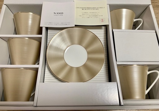 未使用　NIKKO ELITE MODERN ティーカップセット 5個