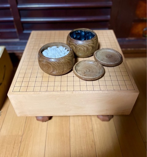 囲碁　碁盤　碁石セット アンティーク　趣味