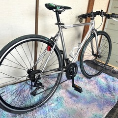 Grandirクロスバイク27インチSHIMANO 21段変速アルミフレーム