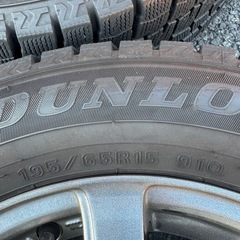 スタッドレスタイヤ ホイールセット4本195/65R15