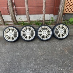 軽カー用！BADX D.O.S DEEP HARDES 17インチ　タイヤ付き！