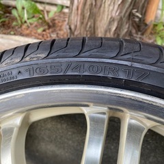 軽カー用！BADX D.O.S DEEP HARDES 17インチ　タイヤ付き！