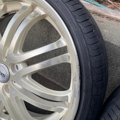 軽カー用！BADX D.O.S DEEP HARDES 17インチ　タイヤ付き！