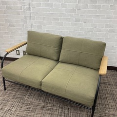 ①ET148番◾️定価17万円‼️karimoku/3人掛けソファベッド
