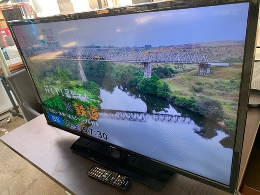 激安‼︎美品　シャープ 2019年製 40型 液晶テレビ リモコン付き