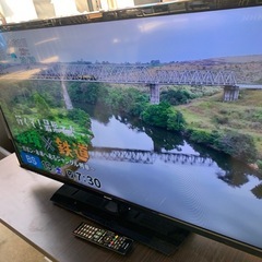 Sammy様専用デザインワークススカート＆TOMORROWLANDパンツ-激安‼︎美品　シャープ 2019年製 40型 液晶テレビ リモコン付き