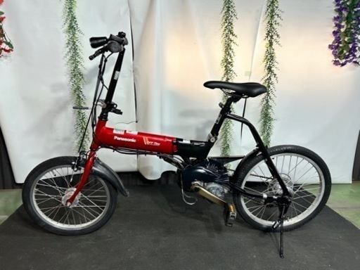 No.247 パナソニック 折り畳み電動アシスト自転車 オフタイム BE-ENW076整備済み14年製造モデル