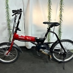 No.247 パナソニック 折り畳み電動アシスト自転車 オフタイム BE-ENW076整備済み14年製造モデル