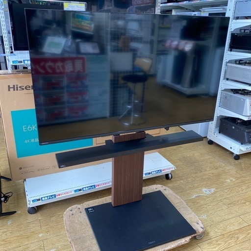 ‍スタンド付き‍ORION 50型スマートテレビ 2022年SAUD501 4K対応 液晶 50V型 androidTV チューナレス  オリオン NO.3949F