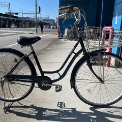 【完売御礼】【大人用】整備済 デキサイクル 26型内装3段ギア 中古自転車 婦人車 黒色 <自転車のオオムラ 静岡店>