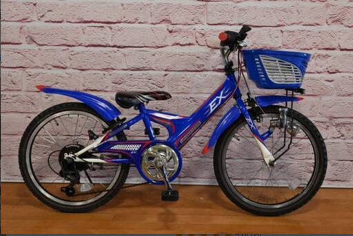 【取置中】【子供用】整備済 ブリヂストン20型 エクスプレスJr 中古 子供用自転車 身長110cm程度から131cm程度まで 青色 \u003c自転車のオオムラ 静岡店\u003e