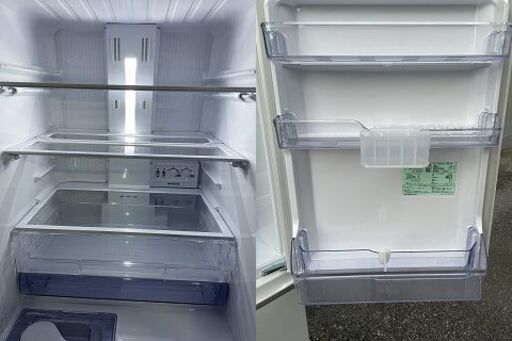 ☆動作〇☆ 冷蔵庫 三菱 MR-CX33G-W1 330L 3段 右開き 22年