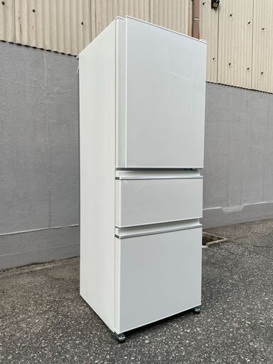 ★動作〇★ 冷蔵庫 三菱 MR-CX33G-W1 330L 3段 右開き 22年製 600x656x1698mm 計2954mm