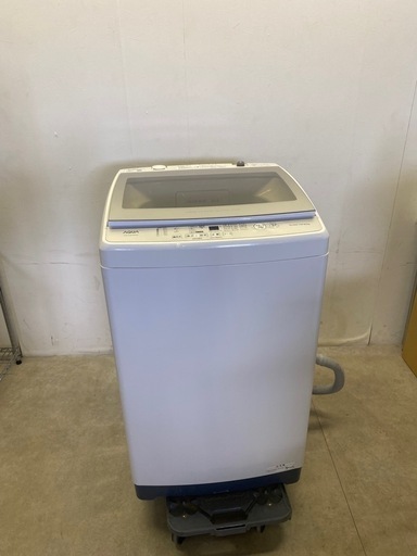 \u0026 全自動洗濯機 AQUA アクア　AQW-GV80JBK 8.0kg 2021年製