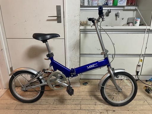 UGO 16インチ　折りたたみ自転車 青