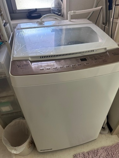 全自動電気洗濯機 YWM-TV80G1  99L　2020年製