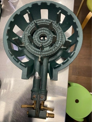業務用ガスコンロ　タチバナ鋳物コンロTS210 都市ガス用