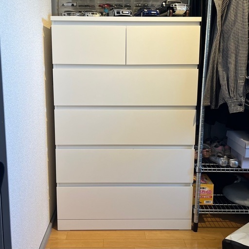 IKEA イケア MALM マルム チェスト ホワイト チェスト・タンス