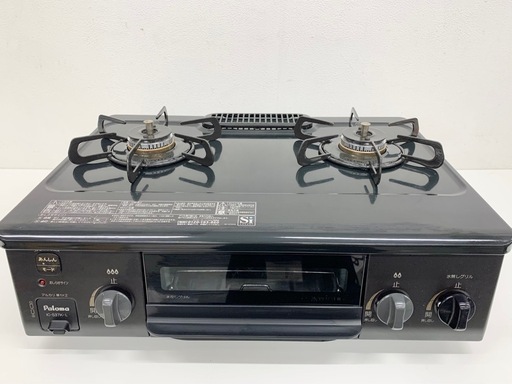 【現状品】Paloma パロマ ガスコンロ ガステーブル IC-S37K-L LPガス 2022年製 左強火力 調理器具