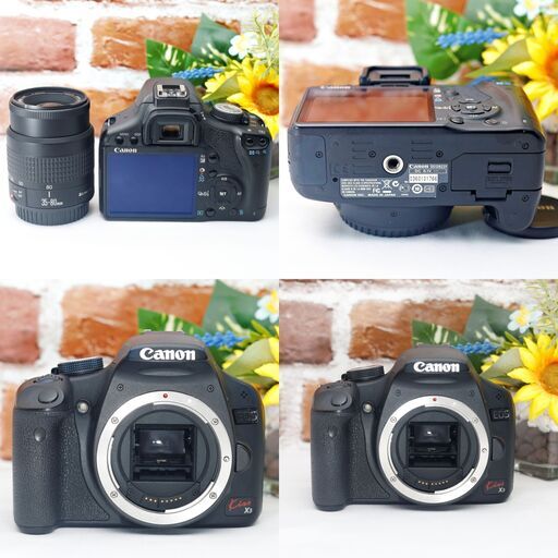 【全国送料無料】Canon EOS Kiss X3✨ 届いたらすぐに使えます✨ 超軽量✨憧れのデジタル一眼✨ レンズキット キヤノン キャノン