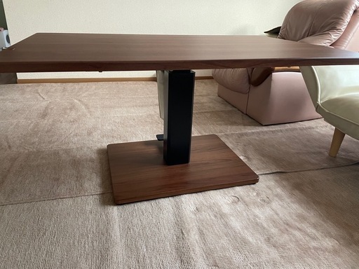 昇降式テーブル 120×80 美品