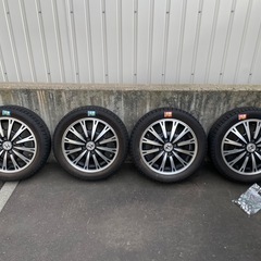 【お値下げ】HONDA N BOX JF2 カスタムターボ用 純正ホイール＆スタッドレスタイヤ4本セット  ※ホイールは傷など使用感多めです ※タイヤは4本中2本が寿命です