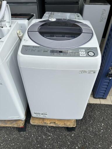 ★【シャープ】全自動洗濯機　2020年製8kg（ES-GV8D-S）自社配送時代引き可※現金、クレジット、スマホ決済対応※   【3ヶ月保証付き★送料に設置込み】