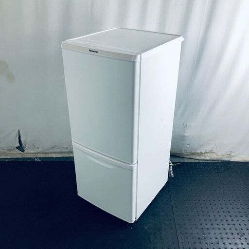 ID:re11092 パナソニック Panasonic 冷蔵庫 一人暮らし 中古 2022年製 2ドア 138L ホワイト ファン式 右開き NR-B14FW-W  【リユース品：状態B】【送料無料】【設置費用無料】