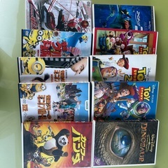 ディズニーアニメDVDいろいろ10枚セット(トイストーリー、ダイナソー、ニモ)