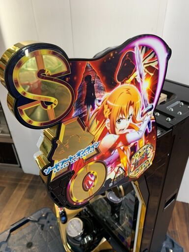 享楽 スマパチ  ｅ ソードアート・オンライン SAO パチンコ 変圧器 プッシュボタン付　パチスロ実機