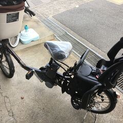 地域限定送料無料 パナソニック ギュットミニ 三人乗り 16AH 子供乗せ 