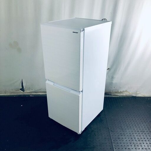 ID:re11123 シャープ SHARP 冷蔵庫 一人暮らし 中古 2021年製 2ドア 152L ホワイト ファン式 両方開き SJ-D15G-W  【リユース品：状態B】【送料無料】【設置費用無料】