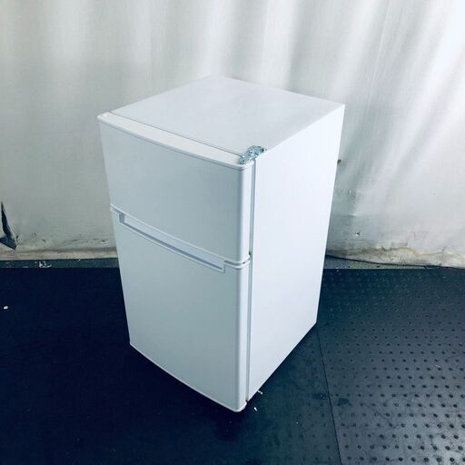 ID:rg219664 ハイアール Haier 冷蔵庫 一人暮らし 中古 2022年製 2ドア 85L ホワイト 直冷式 右開き BR-85A  【リユース品：状態C】【送料無料】【設置費用無料】