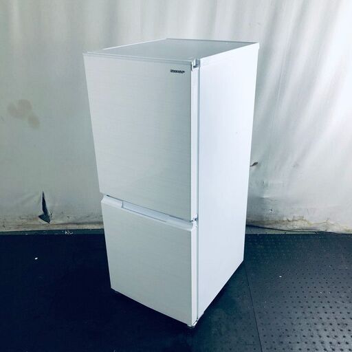 ID:re11125 シャープ SHARP 冷蔵庫 一人暮らし 中古 2021年製 2ドア 152L ホワイト ファン式 両方開き SJ-D15G-W  【リユース品：状態B】【送料無料】【設置費用無料】