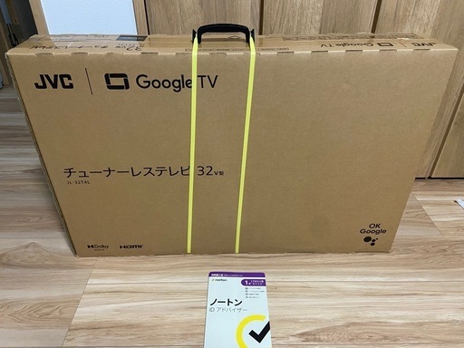 おまけ付　JVC JL-32T4L 32V型チューナーレステレビ Google TV搭載