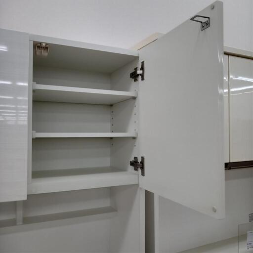 ☆ジモティ割あり☆ レンジボード 白 H190×D42×W120 クリーニング済み